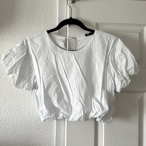 ZARA cropped blouse